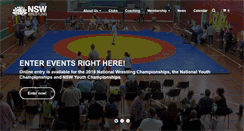 Desktop Screenshot of nsw.wrestling.com.au